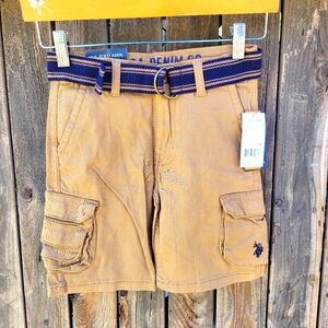 U.S.Polo Assn. Kinds Tan Cargo Shorts Boys Size 6